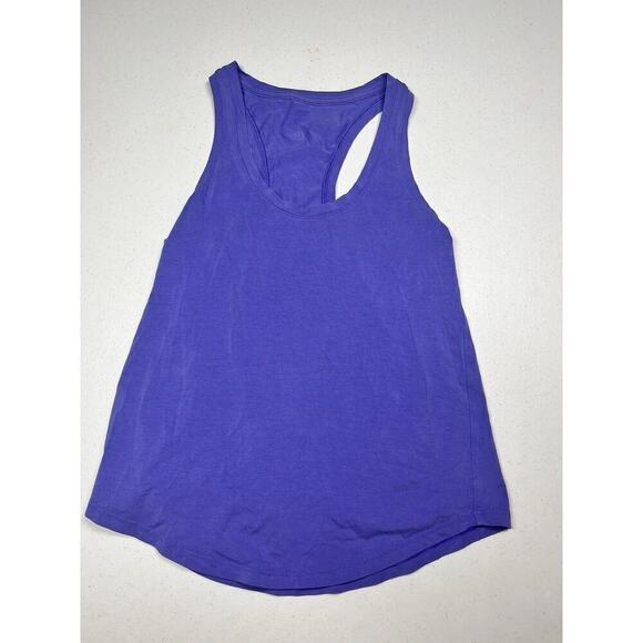 Lululemon Womens Y-Back Pruple Athletic Work Out Tank Top READ BELOW - Picture 1 of 5